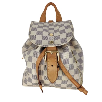 ダミエ・アズール スペロンBB PVCコーティングキャンバス レザー リュックサック バックパック バッグ【1141308207629】