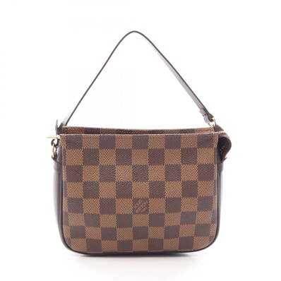 ルイ・ヴィトン LOUIS VUITTON トゥルース メイクアップ ハンドバッグ バッグ PVCコーティングキャンバス レザー ダミエ エベヌ レディース ブラウン系 N51982 【中古】