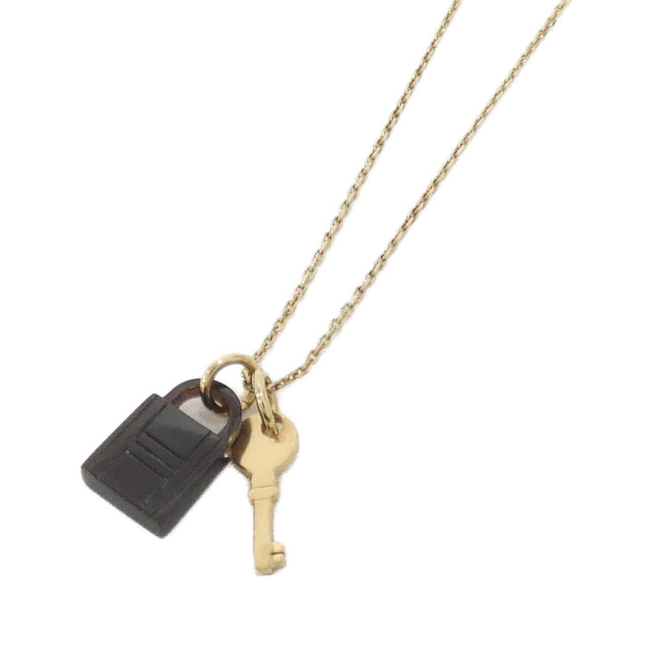 エルメス アミュレット パドロック PM 057027FD ネックレス