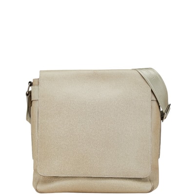 ルイ ヴィトン タイガ ミロ 斜め掛け ショルダーバッグ M32633 ポレール ベージュ レザー レディース LOUIS VUITTON 【中古】