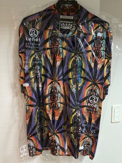 NAMEDARUMA X WACKO MARIA ALOHA SHIRT MARIJUANA "Purple"