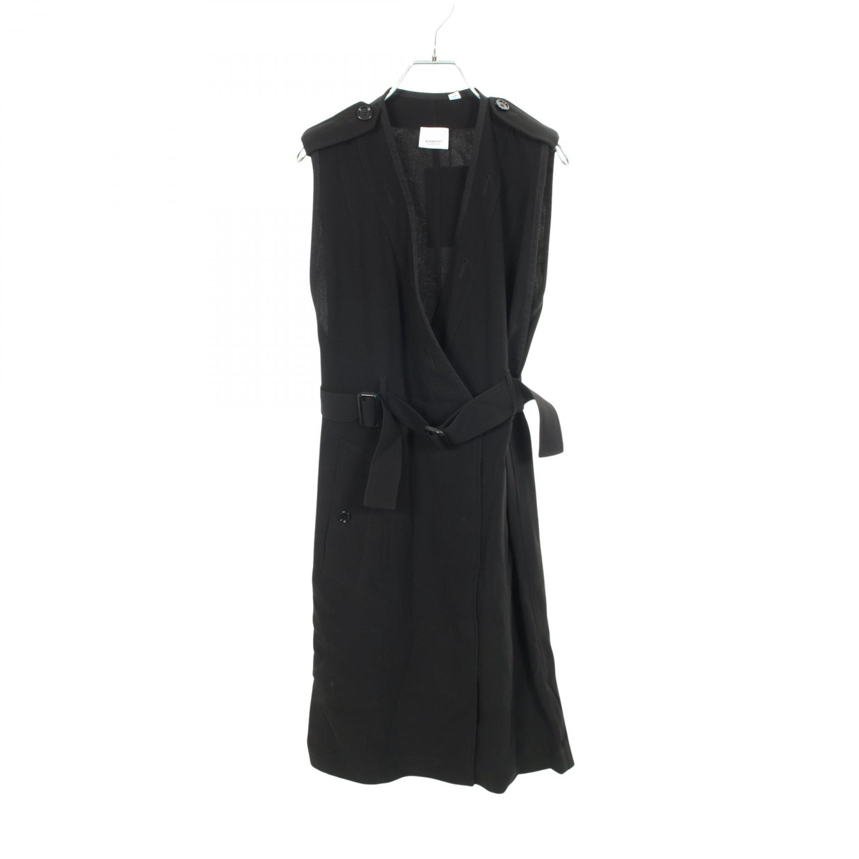 バーバリー BURBERRY ワンピース 衣料品 トップス シルク レディース ブラック系 8041043 【中古】