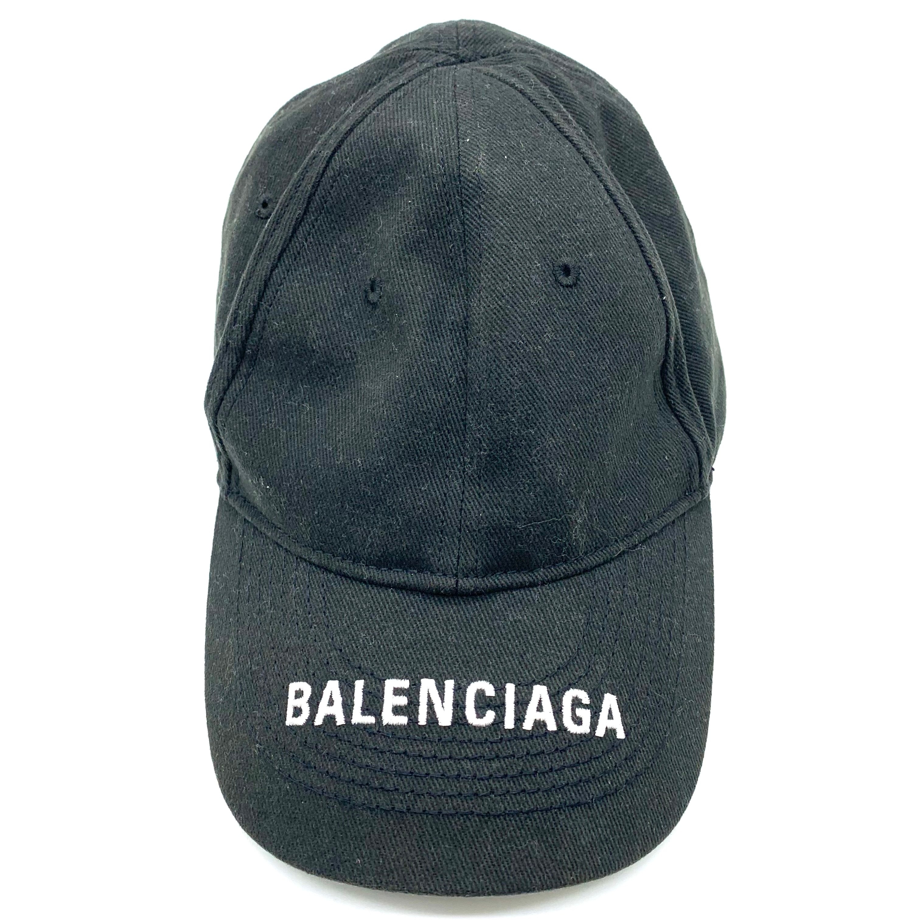 BALENCIAGA Visor Logo Cap "Black"