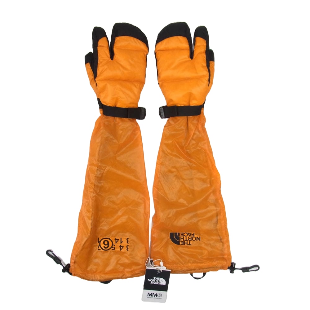 THE NORTH FACE ノースフェイス 手袋 S62TS0033 NN62028MM MM6 エムエムシックス グローブ 手袋 オレンジ系 S【美品】【中古】