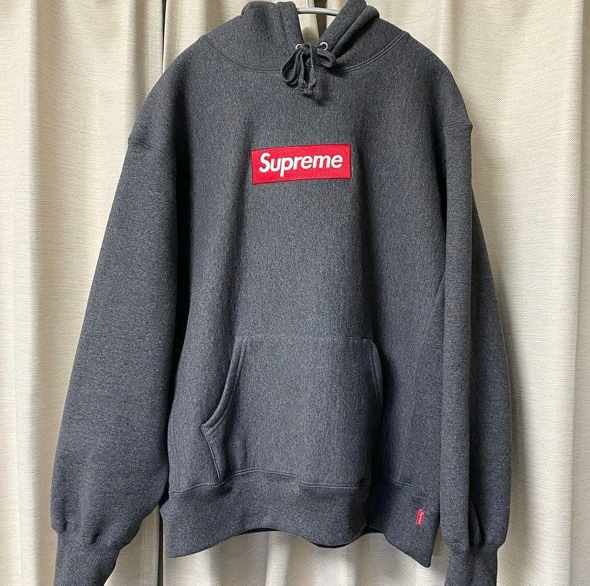 Supreme Box Logo Hooded Sweatshirt "Charcoal" (21FW)