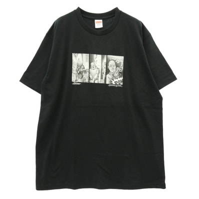 Supreme シュプリーム Tシャツ 24AW Mister Cartoon Pow Tee ミスターカートゥーン パウ プリント 半袖 Tシャツ ブラック系 L【極上美品】【中古】