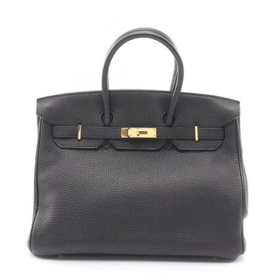 エルメス HERMES バーキン35 ハンドバッグ バッグ レザー トゴ トゴ □O刻印(2011年製造) レディース ブラック系 【中古】