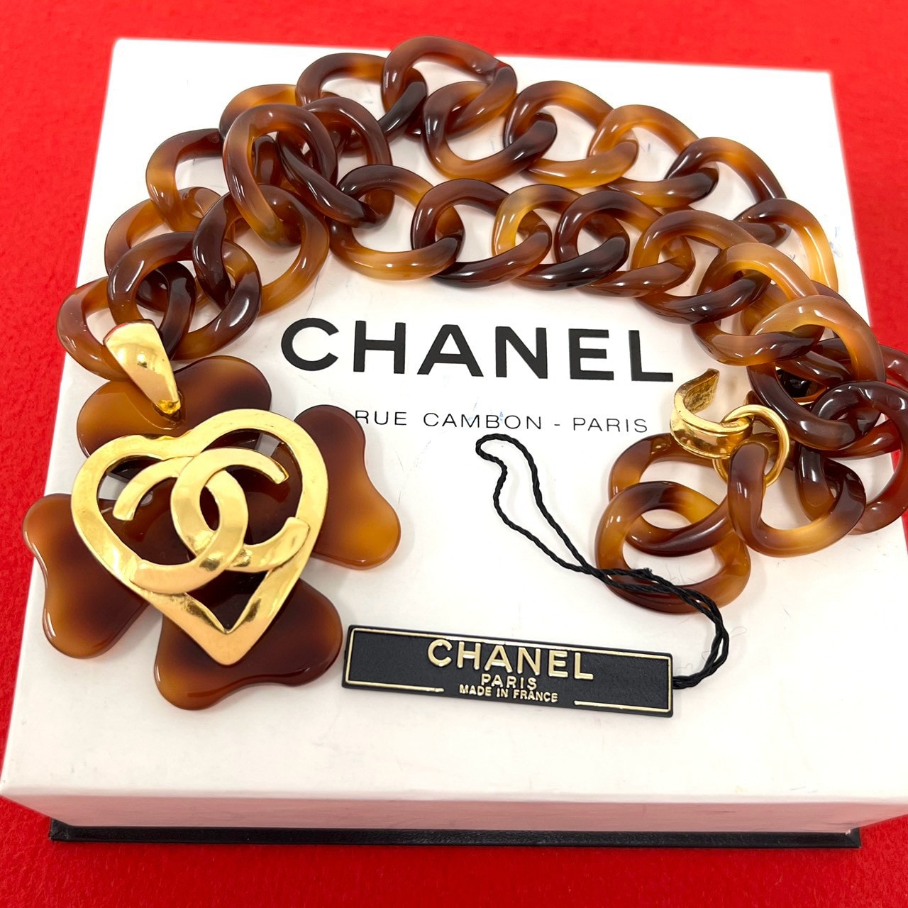 B (目立った傷や汚れなし)】CHANEL シャネル ココマーク べっ甲柄