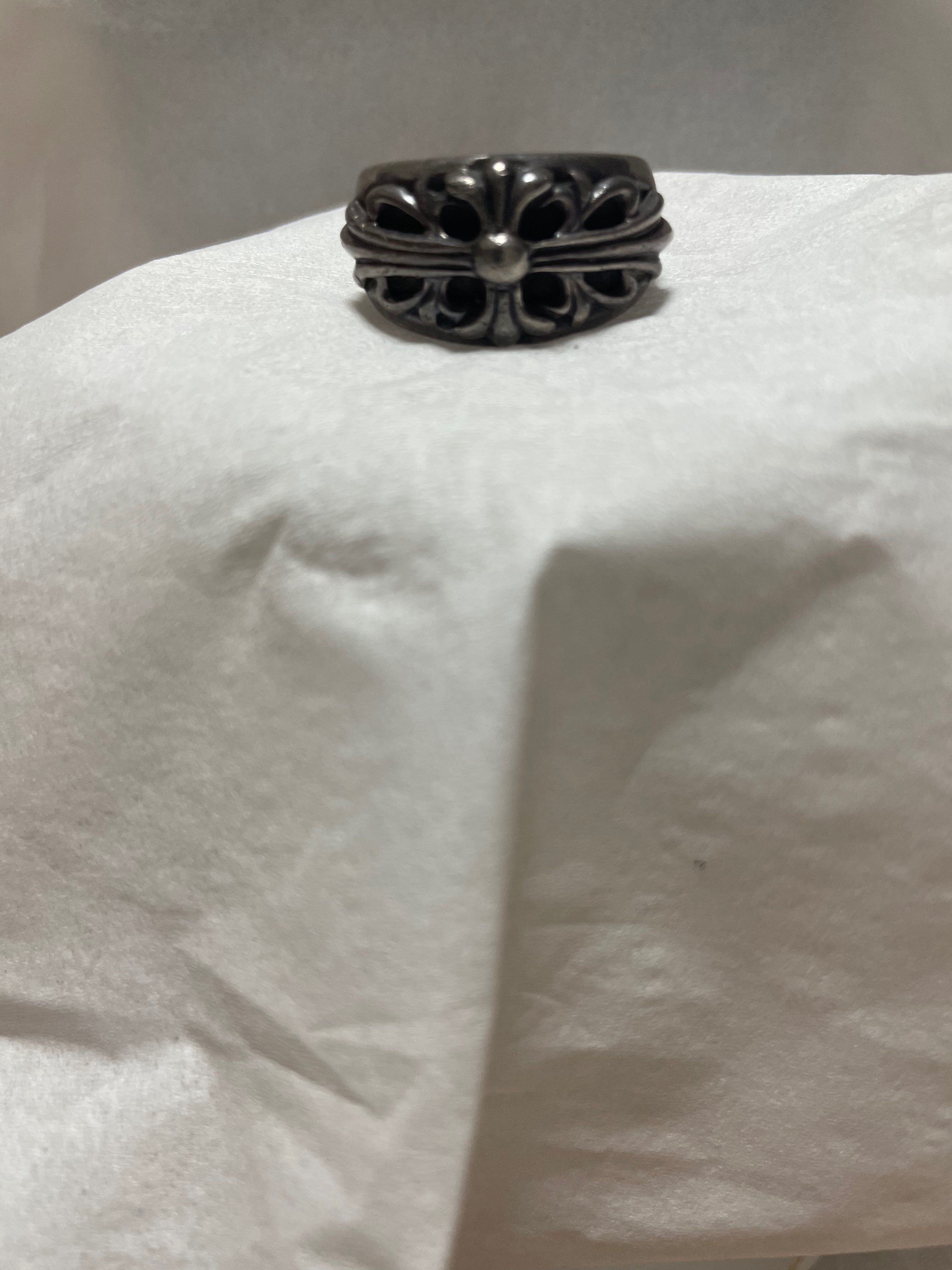 Chrome Hearts Floral Cross Ring "Silver"