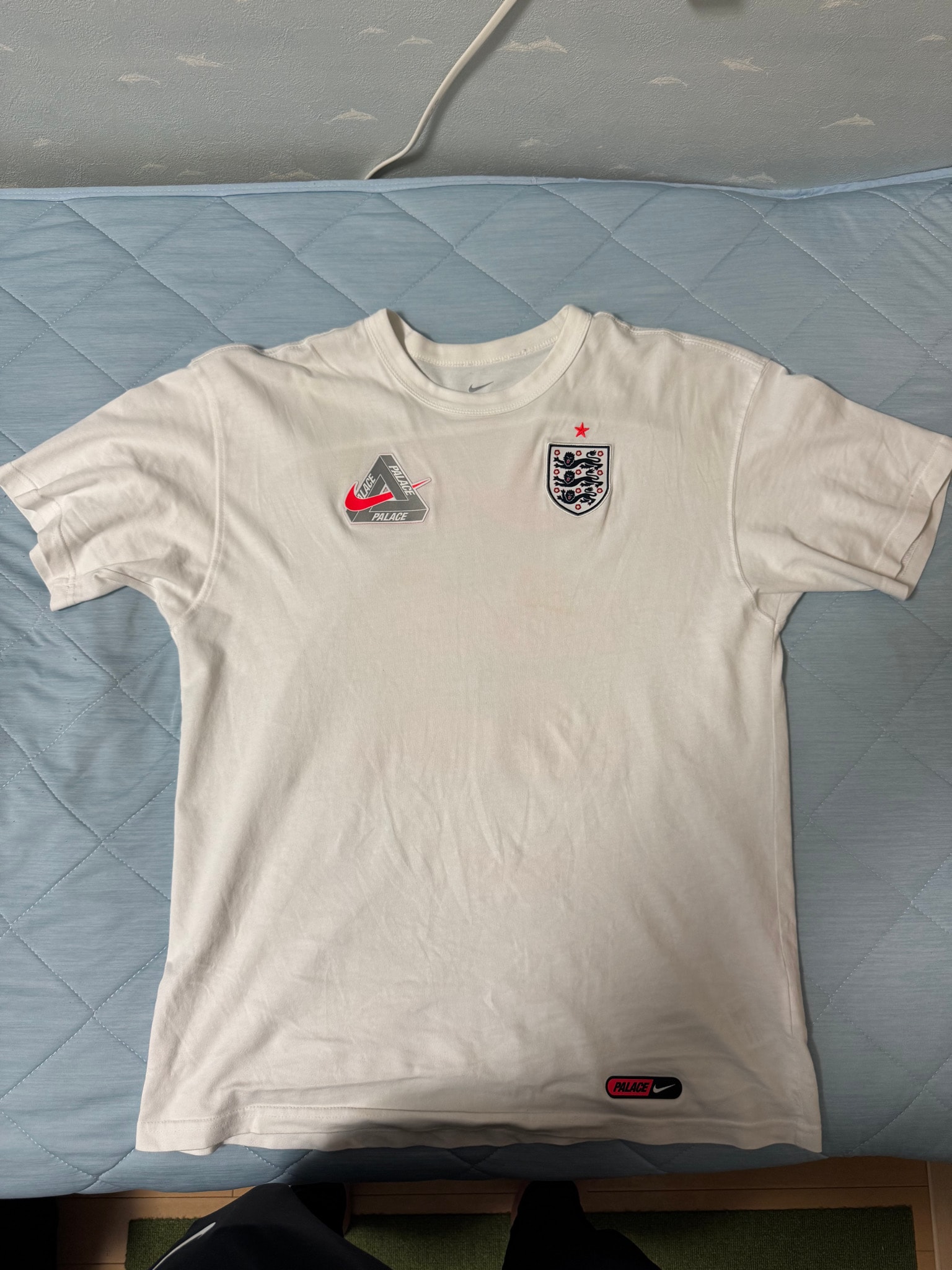 Nike x PALACE X2 World Cup T-Shirt England "White"