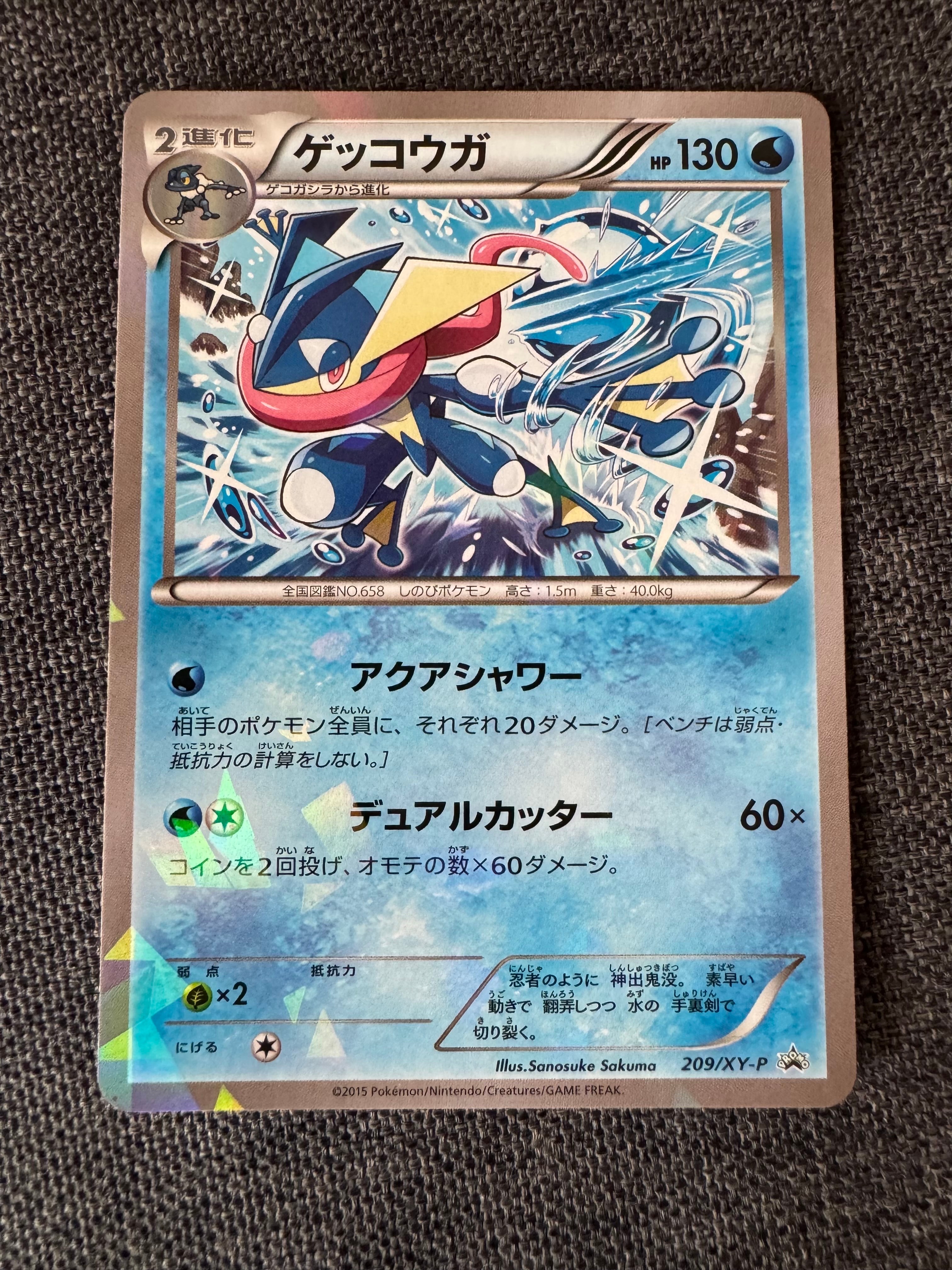 PSA10】ゲッコウガ P [XY-P 209](プロモーションカード