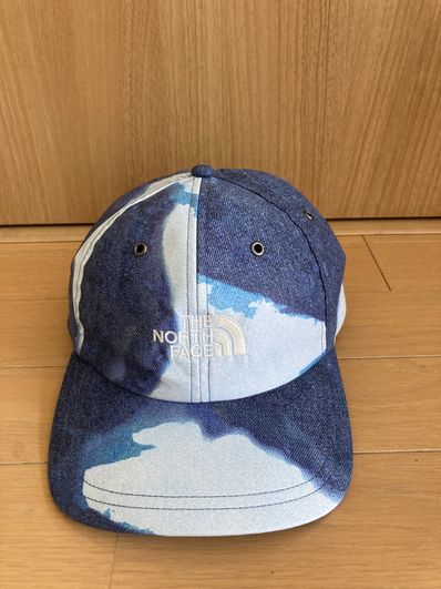 Supreme x The North Face Bleached Denim Print 6-Panel "Indigo"