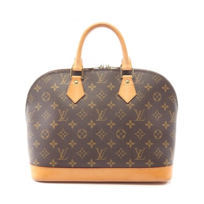 ルイ・ヴィトン LOUIS VUITTON アルマPM ハンドバッグ バッグ PVCコーティングキャンバス レザー モノグラム レディース ブラウン系 M51130 【中古】
