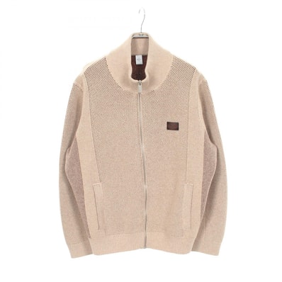 ベルルッティ Berluti ジップアップ ニット 衣料品 アウター ウール カシミヤ メンズ ベージュ系 【中古】