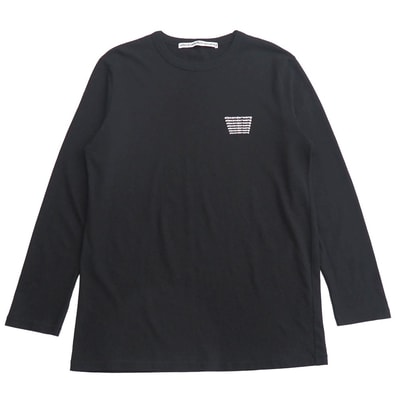 Alexander Wang アレキサンダーワン 長袖Tシャツ サイズS ロゴプリント クルーネック ブランド古着【中古】20260617/RA9858