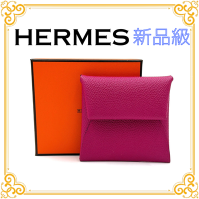 Hermes Bastia Coin Case "Rouge de Coeur”