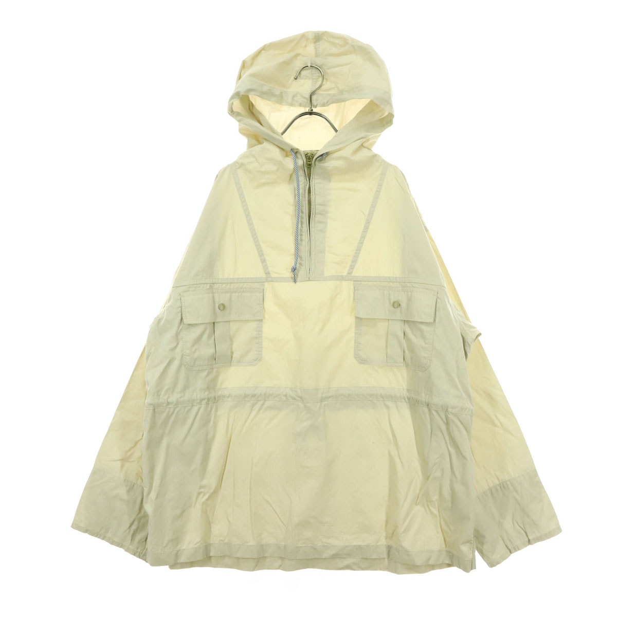 BEAMS+ ビームス プラス 長袖 プルオーバー マウンテンパーカー L ベージュ系 ハーフジップ