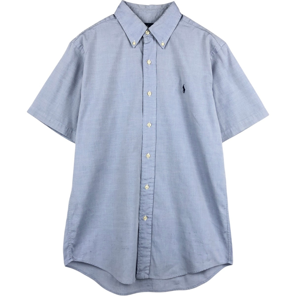 古着 ラルフローレン Ralph Lauren CUSTOM FIT 半袖 ボタンダウンシャツ メンズM相当/eaa674512