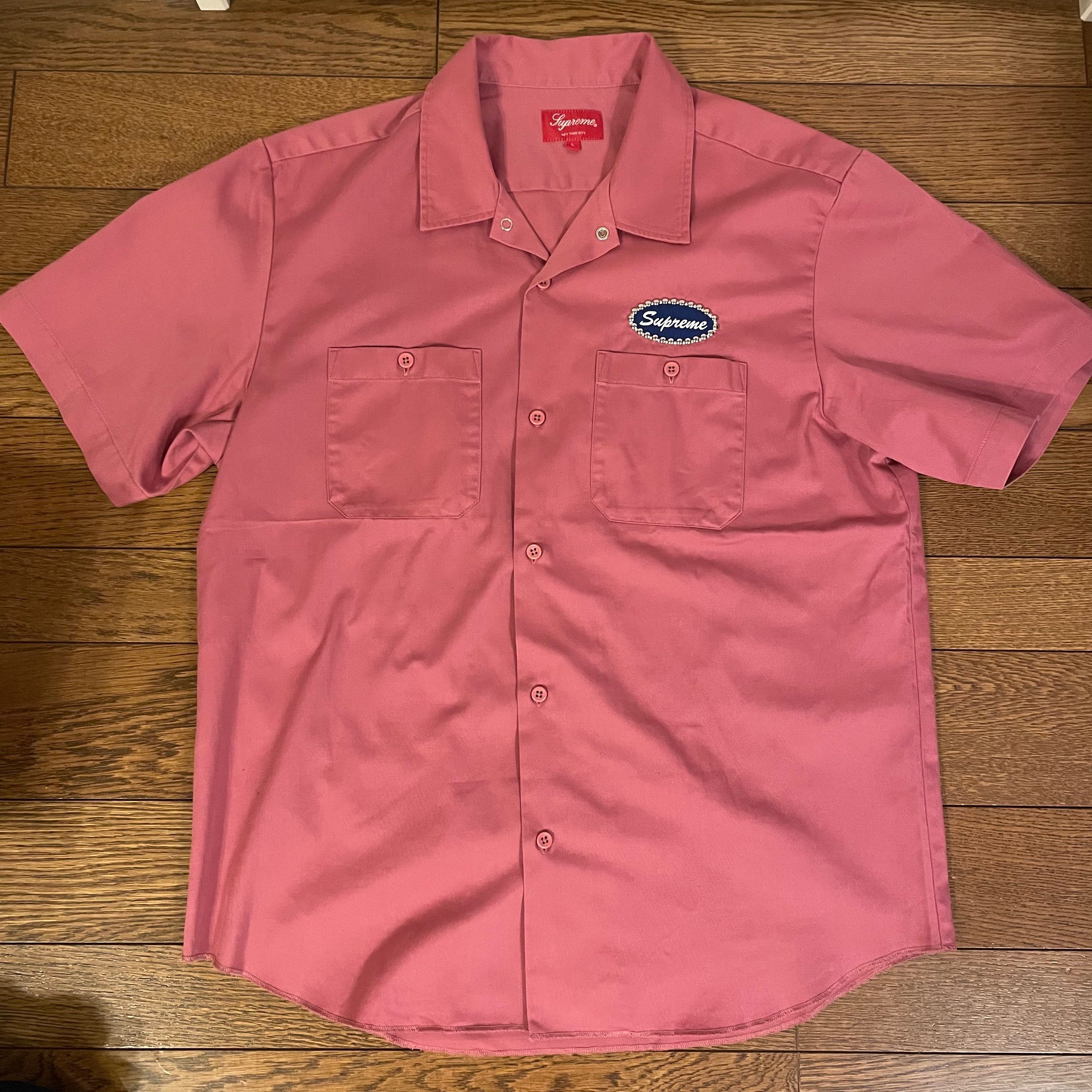Supreme Studded Patch S/S Work Shirt Supreme Studded Patch S/S Work Shirt