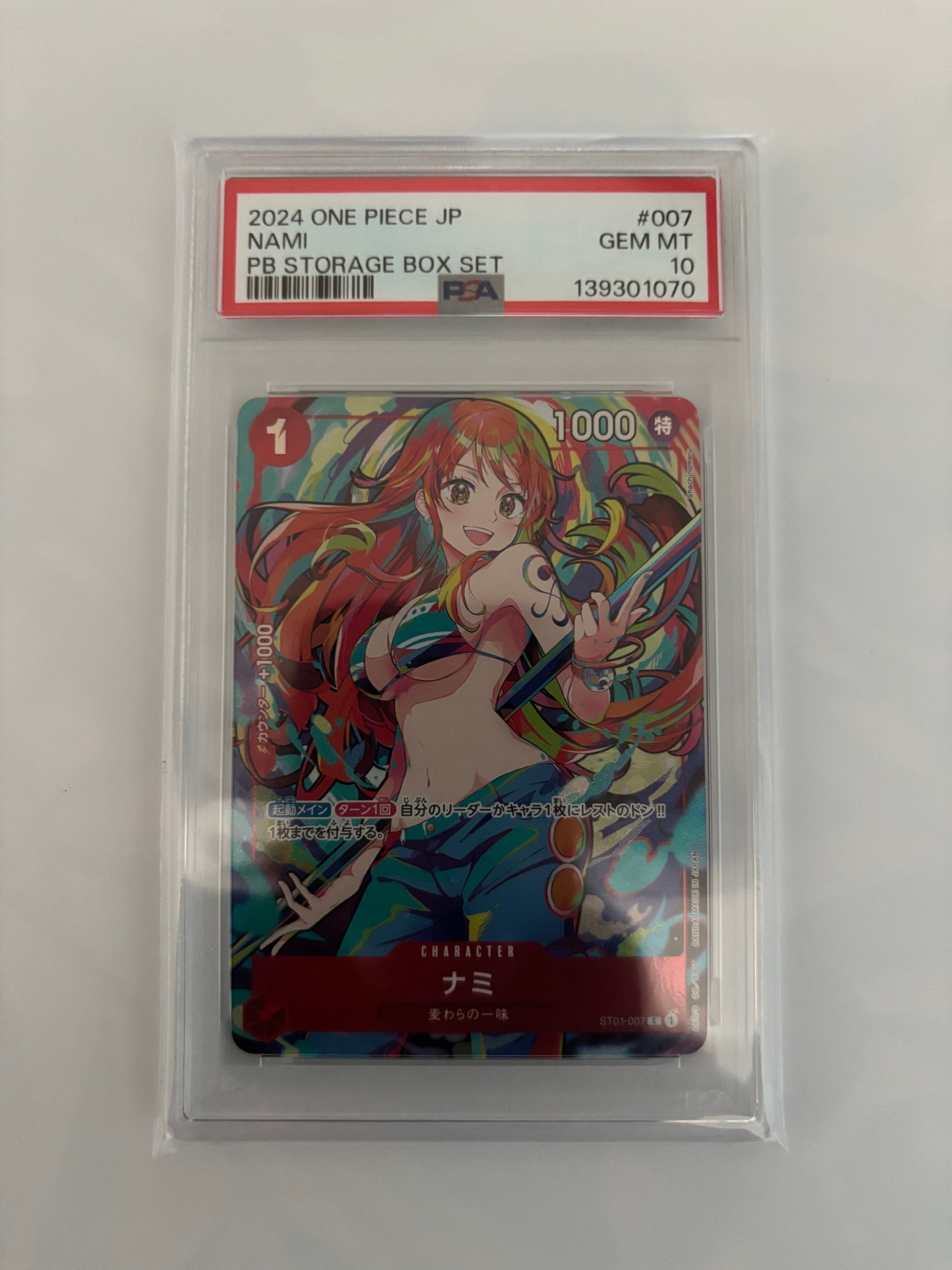 PSA10】ナミ C [ST01-007](プレミアムブースター「ONE PIECE CARD THE
