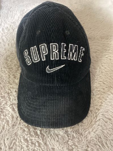 Supreme / Nike Arc Corduroy 6-Panel "Black"
