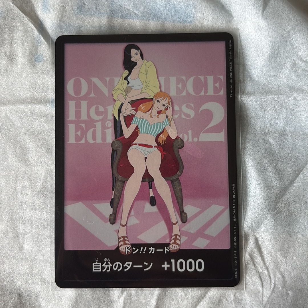 ドン!!カード (ナミ&ロビン)(エクストラブースター「ヒロインズエディション Vol.2」)