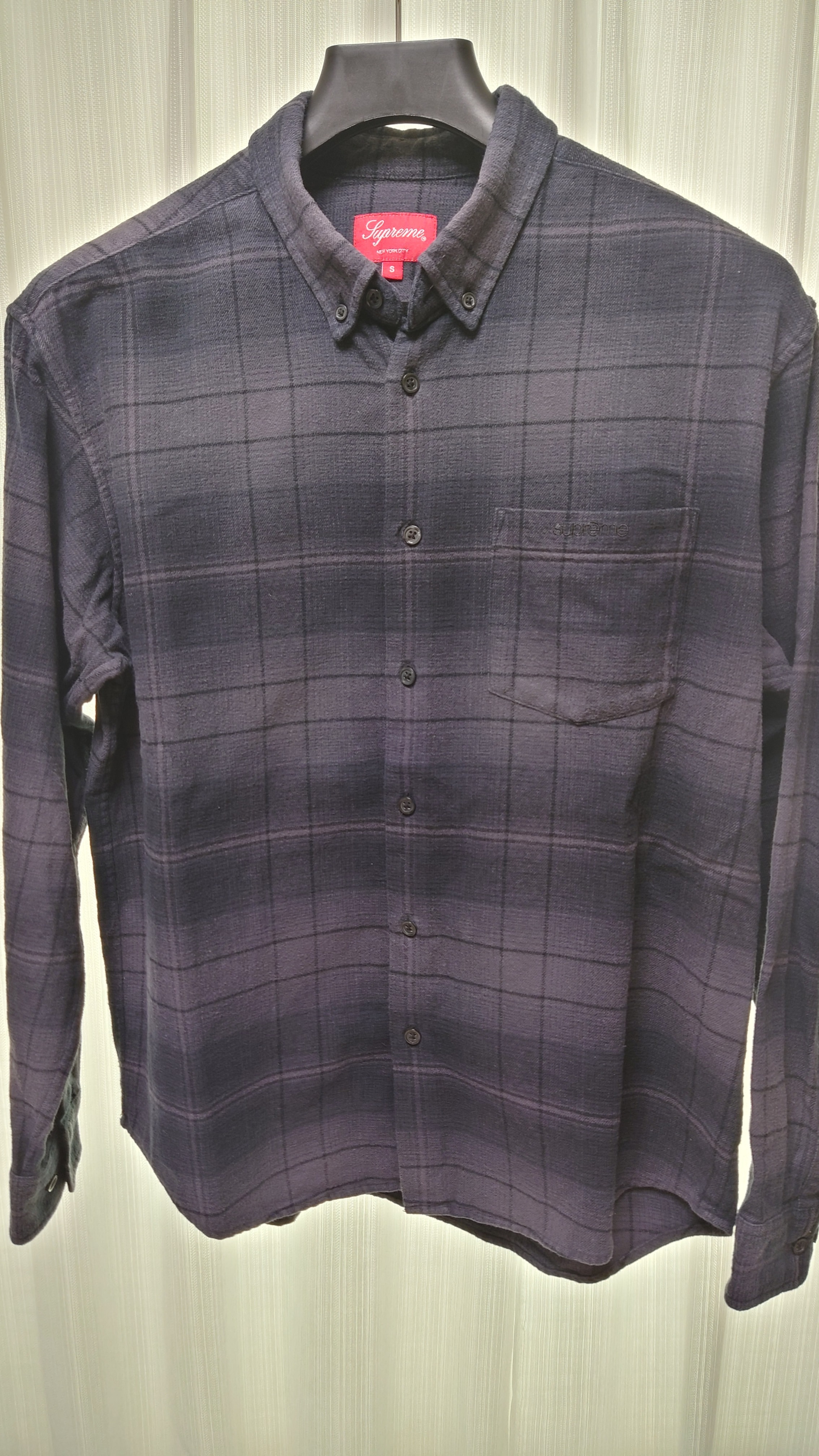 Supreme Shadow Plaid Flannel Shirt 
