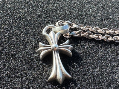 Chrome Hearts CH Cross Pendant Small / Plain Bail "Silver"