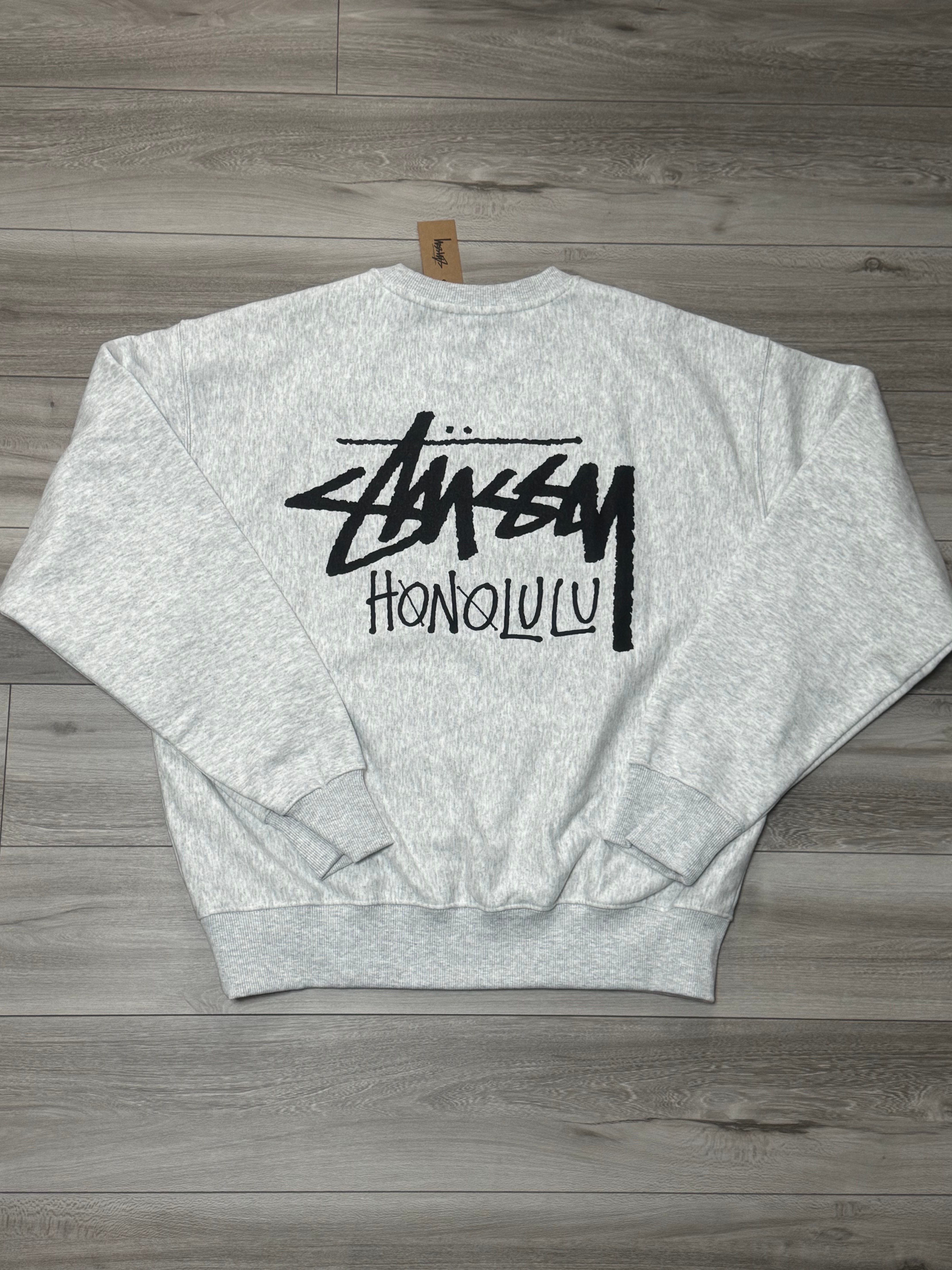 STUSSY HONOLULU スウェット トレーナー グレー L ステューシー ホノルル