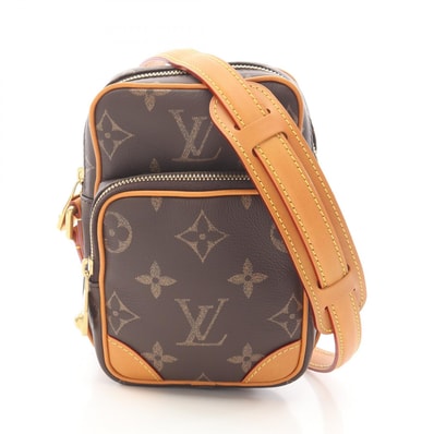 ルイ・ヴィトン LOUIS VUITTON アマゾン ショルダーバッグ バッグ レザー モノグラム メンズ ブラウン系 M14024 【中古】