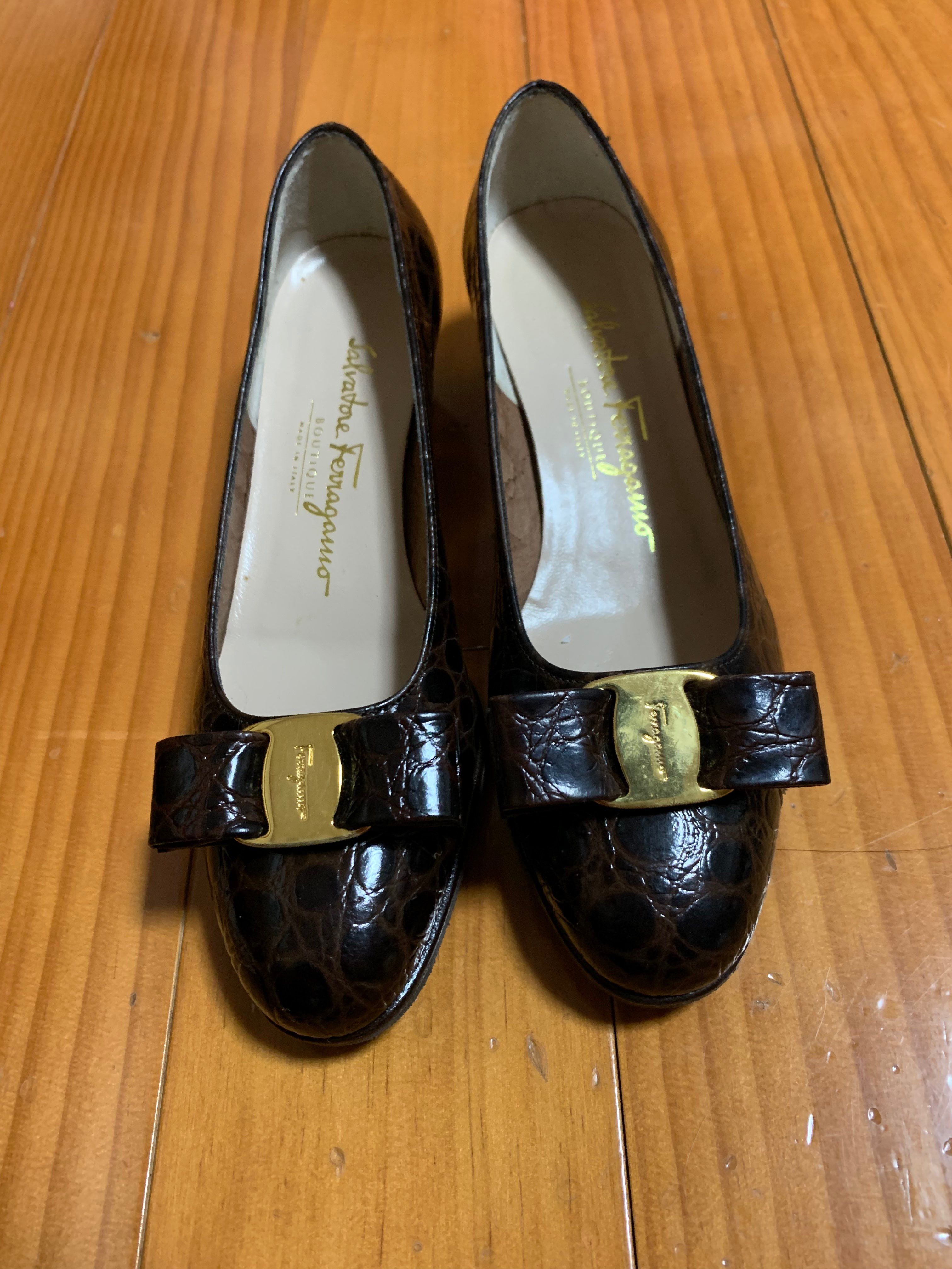 MARRONE CALF CROC.PRT