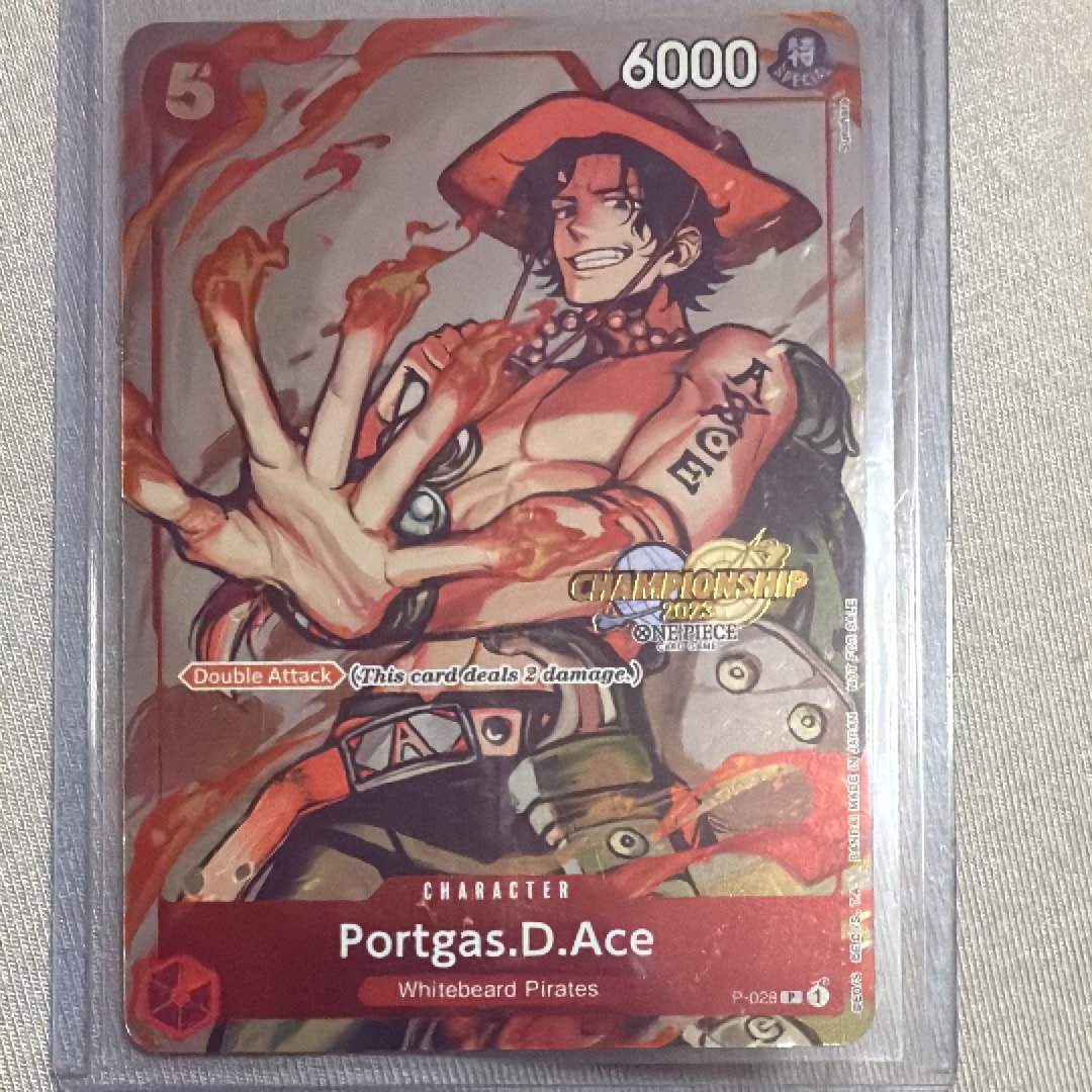 ポートガス・D・エース P [P-028]【英語版】(プロモーションカード「チャンピオンシップ 2023 イベントパック Vol.1」)