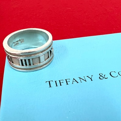 TIFFANY&Co. ティファニー アトラス ワイド リング シルバー925 リング・指輪 20.5号 シルバー
45288