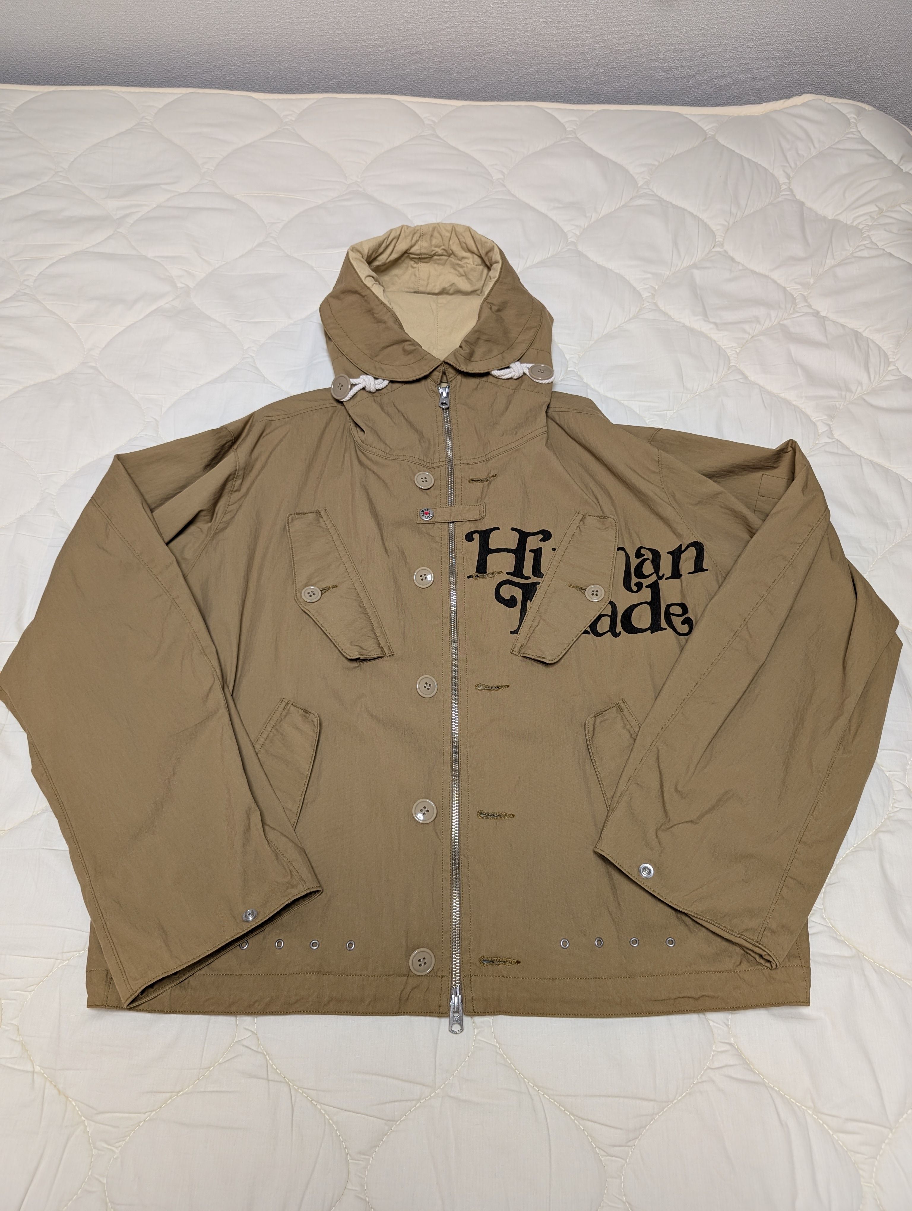 HUMAN MADE PROTOTYPE Hooded Blouson "Beige"