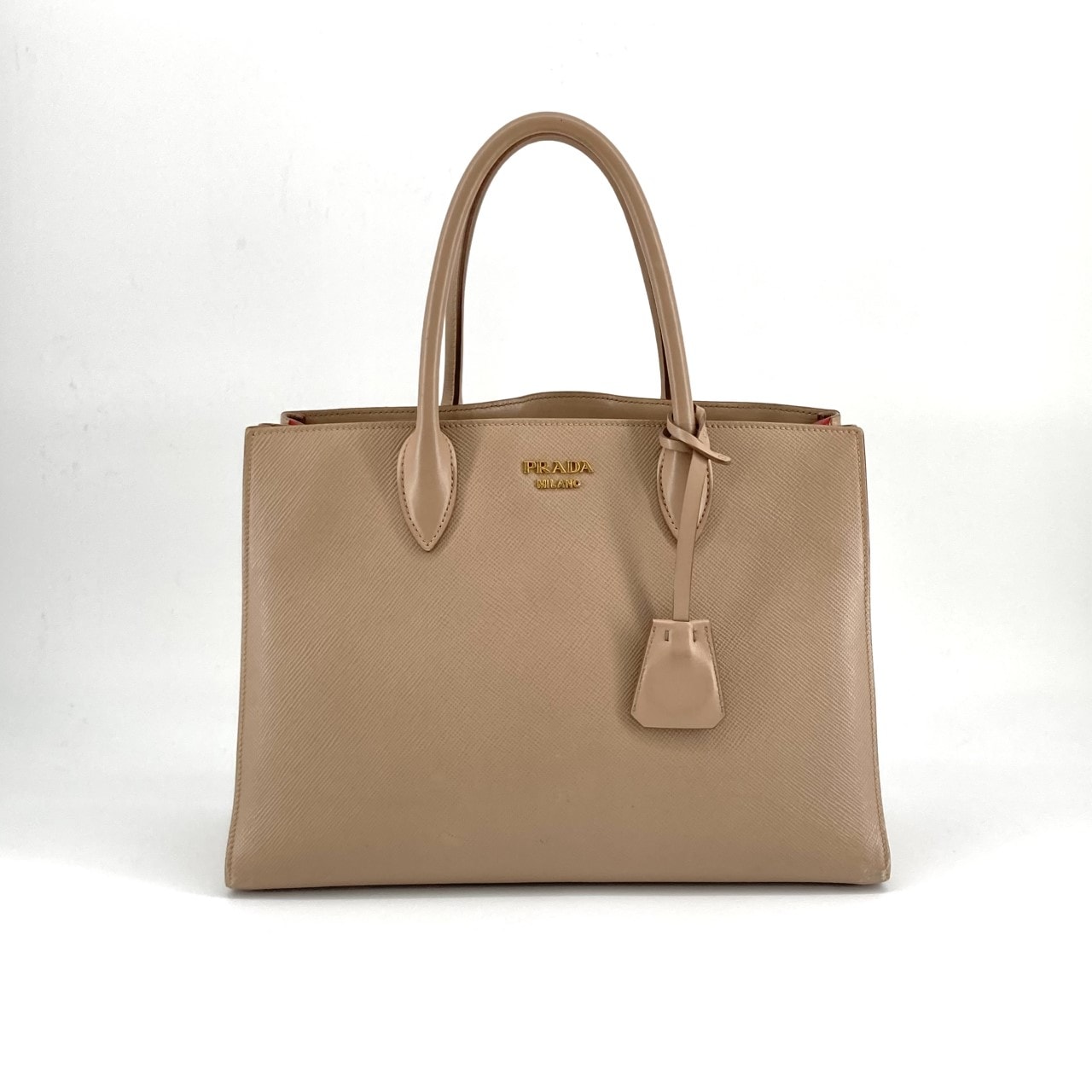 PRADA(プラダ) ビブリオテーク 1BG098 トートバッグ ベージュ