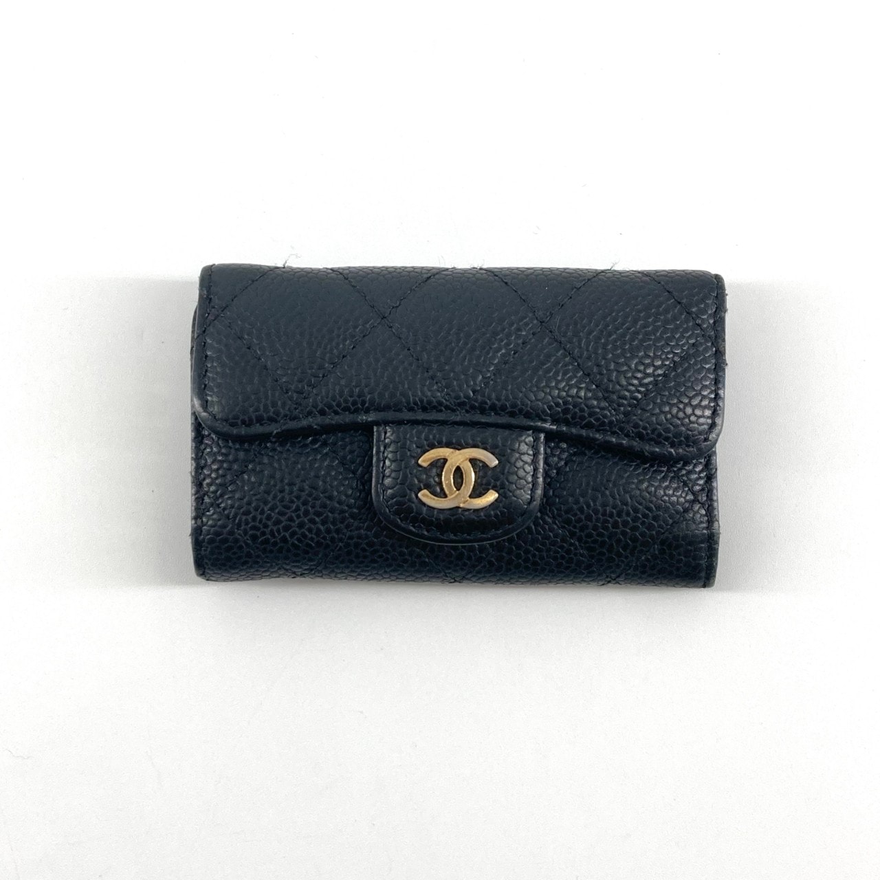 CHANEL(シャネル) キャビアスキン 21番台 A31503 キーケース ブラック