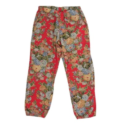 Supreme シュプリーム パンツ 14AW Flower Pants フラワー パンツ マルチカラー系 M【中古】