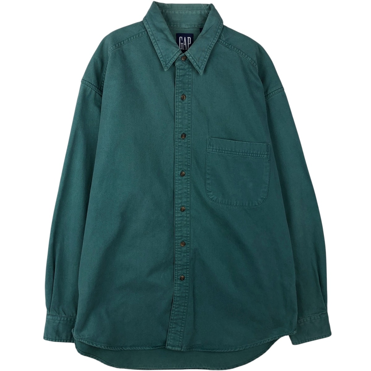 古着 90年代 ギャップ GAP オールドギャップ 長袖 コットンシャツ メンズL相当 ヴィンテージ/eaa642819