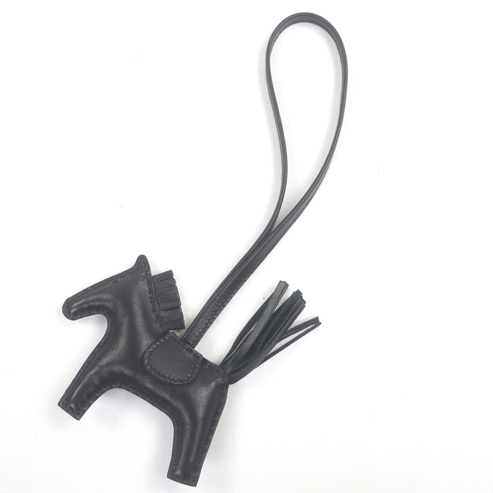 極美品 エルメス ロデオチャーム PM ソーブラック メンズ