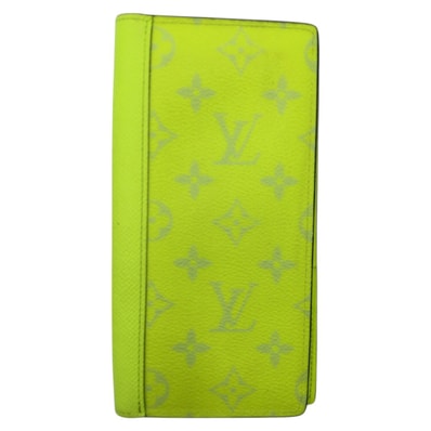 LOUIS VUITTON ルイヴィトン タイガラマ ポルトフォイユ ブラザNM イエロー PVC 長財布 ロングウォレット 506661 【中古】