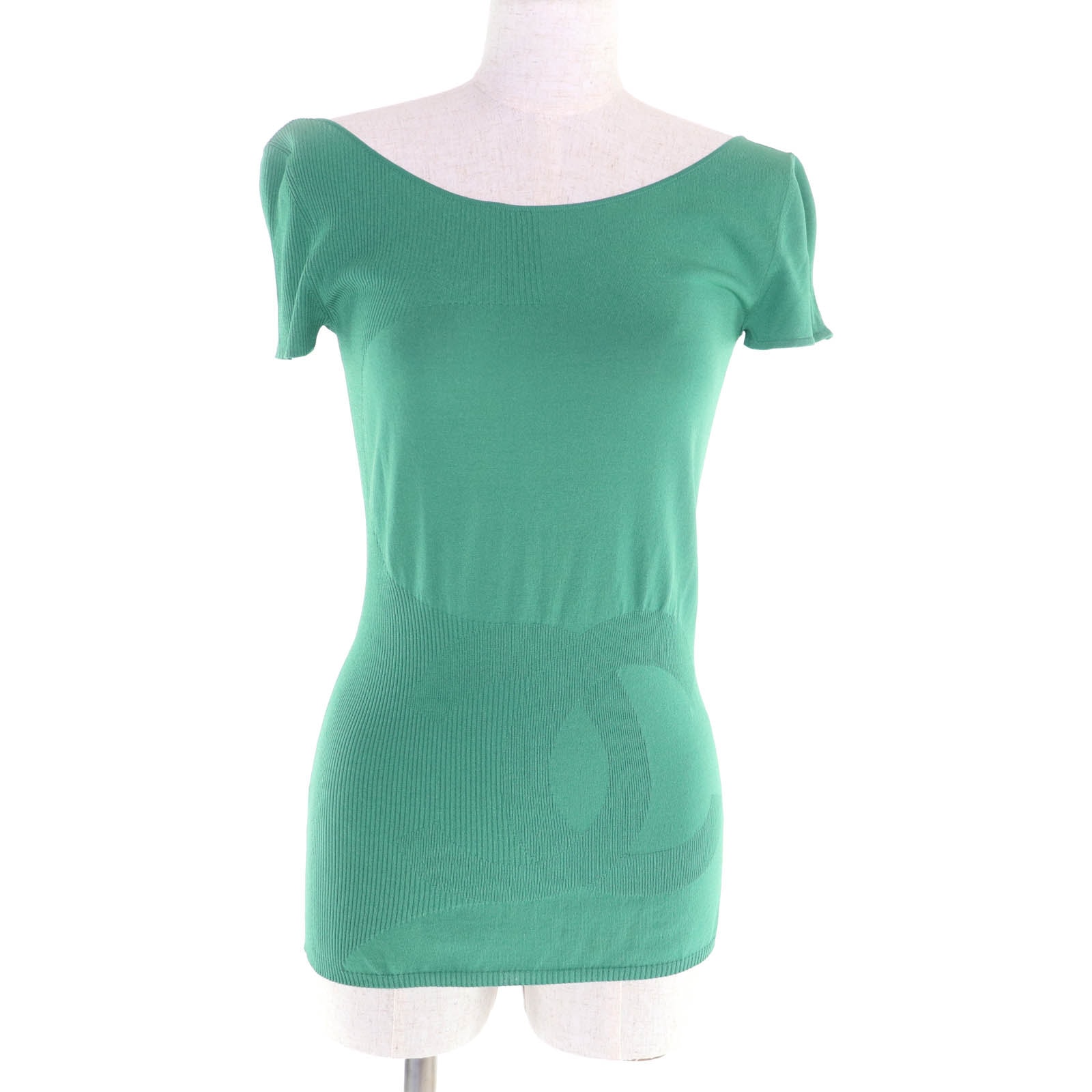 美品 シャネル トップス グリーン レディース 34 P53310