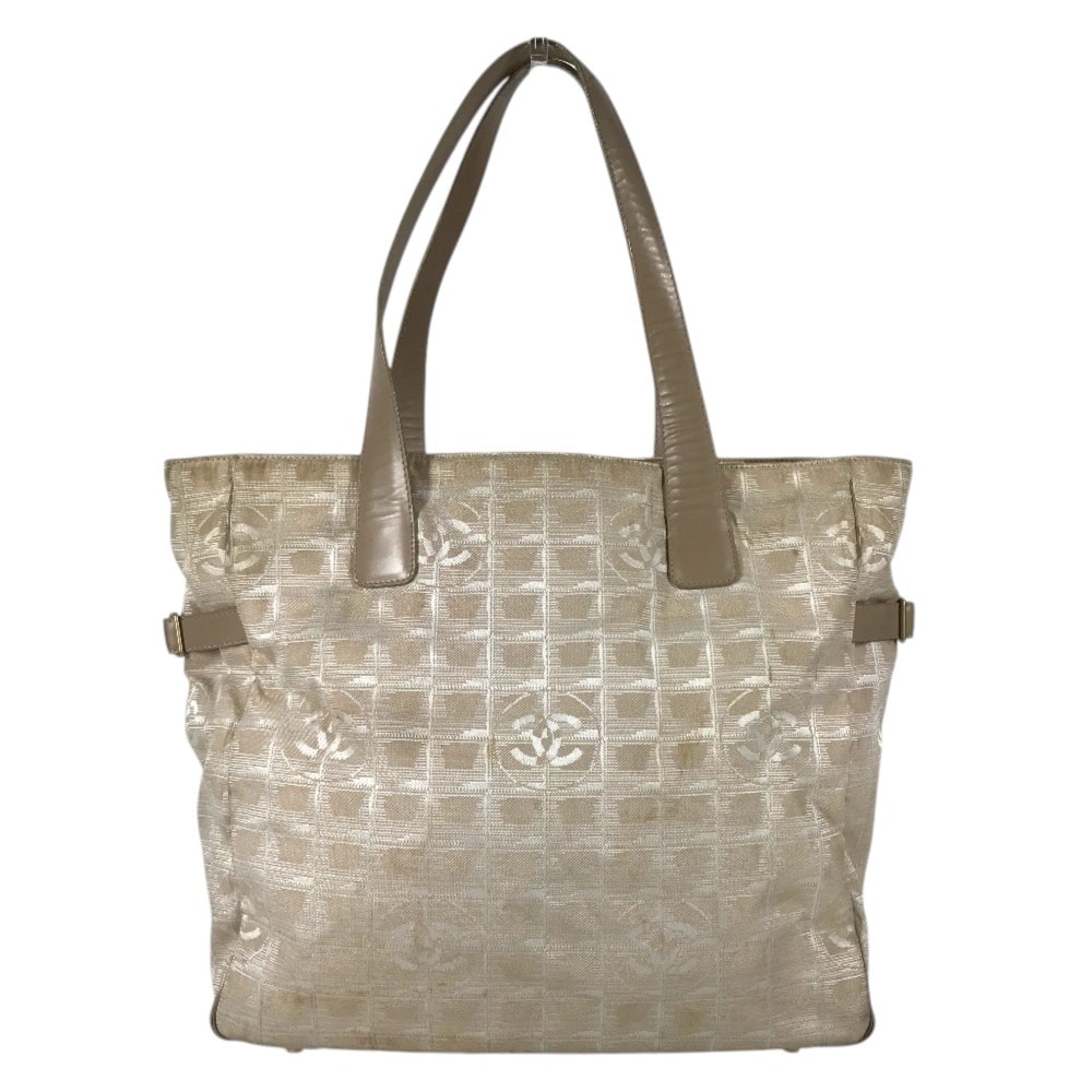 シャネル CHANEL ニュートラベルライン GM A15825 ニュートラベルラインGM ショルダーバッグ 肩掛け カバン トートバッグ ナイロンキャンバス/レザー ベージュ
