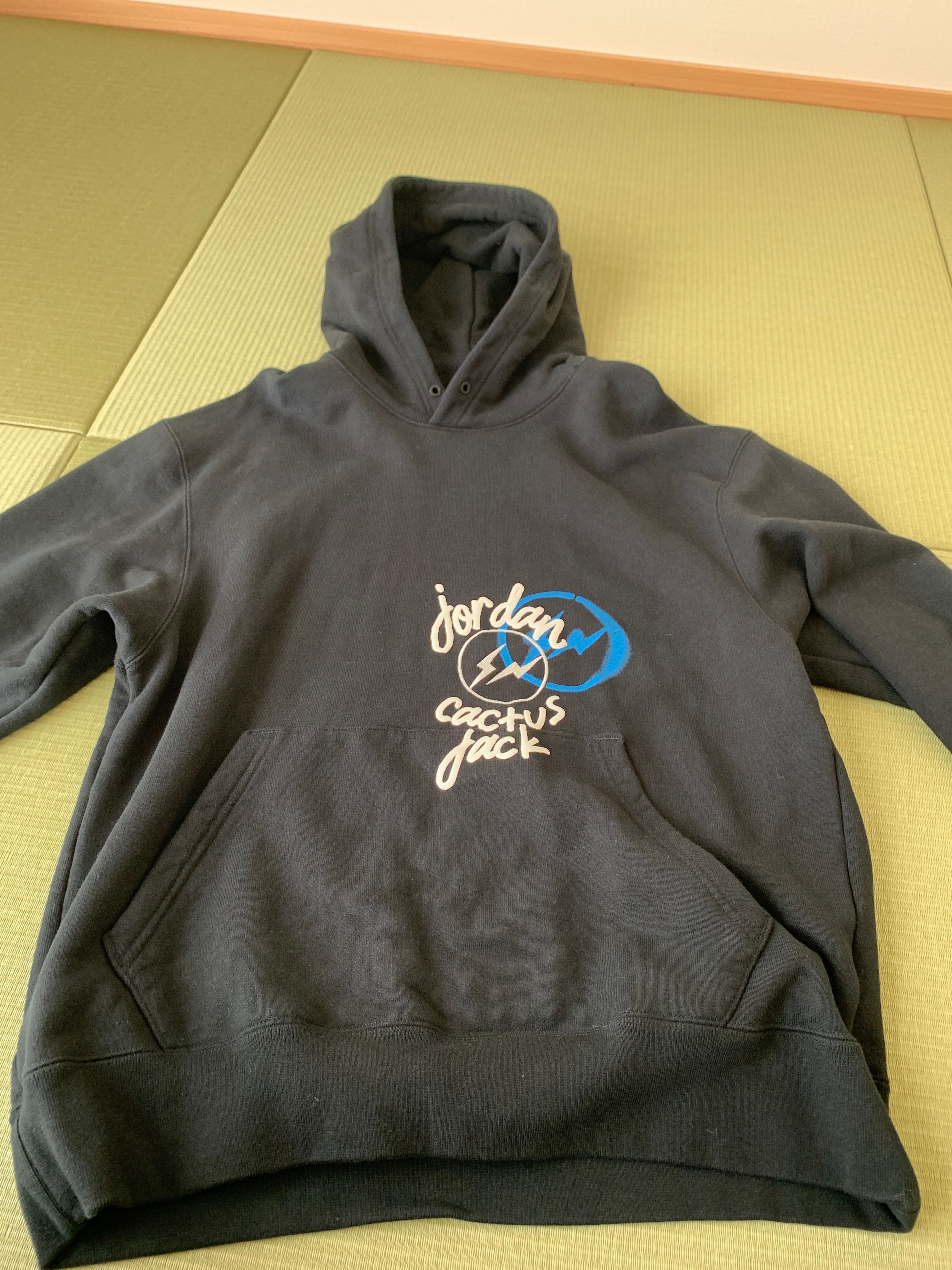 Air Jordan Travis Scott Fragment Hoodie "Black"