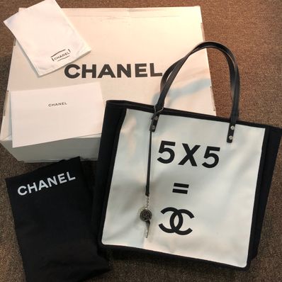 CHANEL Coco Mark Let's Lemon Street Tote Bag
