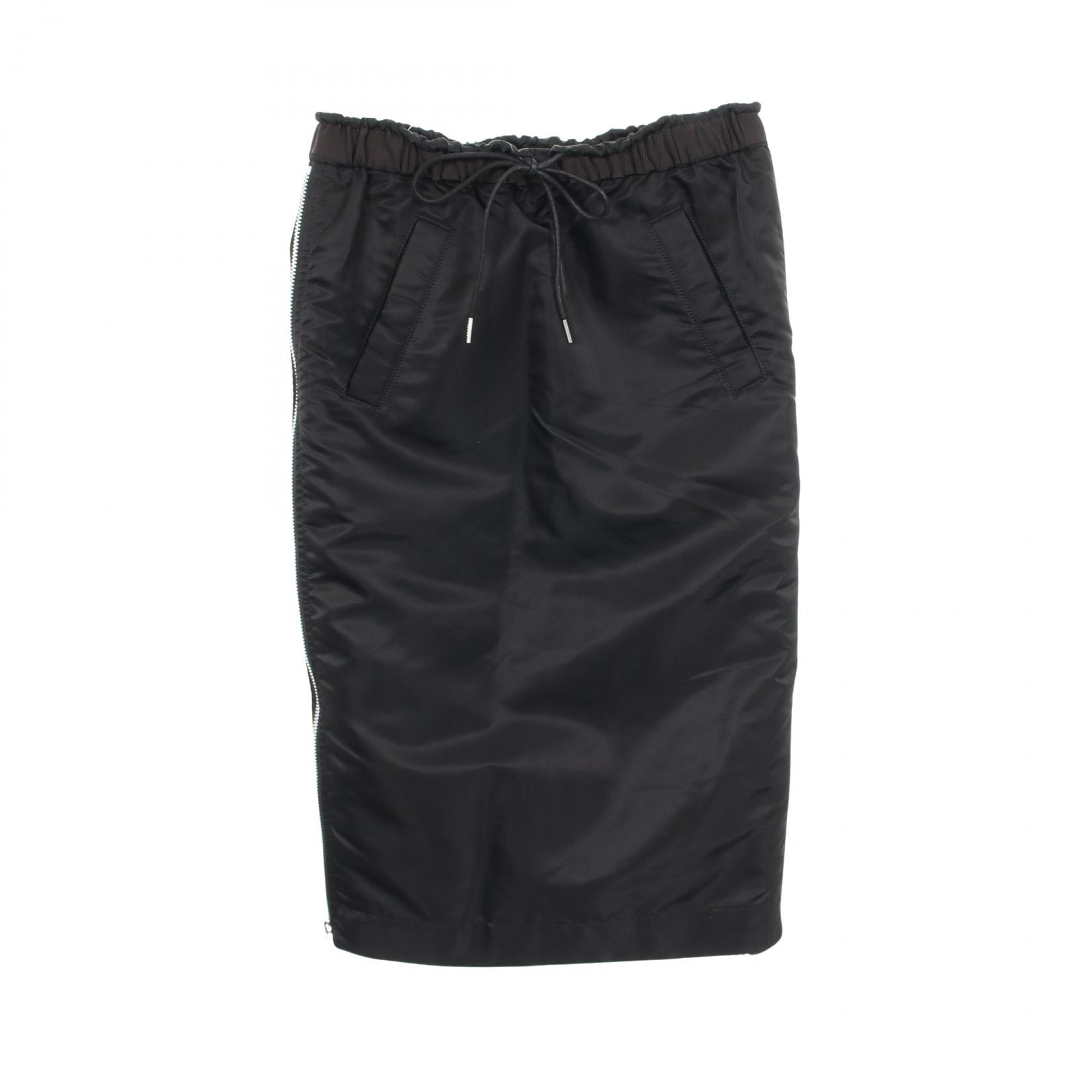 サカイ Sacai Nylon Twill Skirt スカート 衣料品 ボトムス ナイロン レディース ブラック系 【中古】