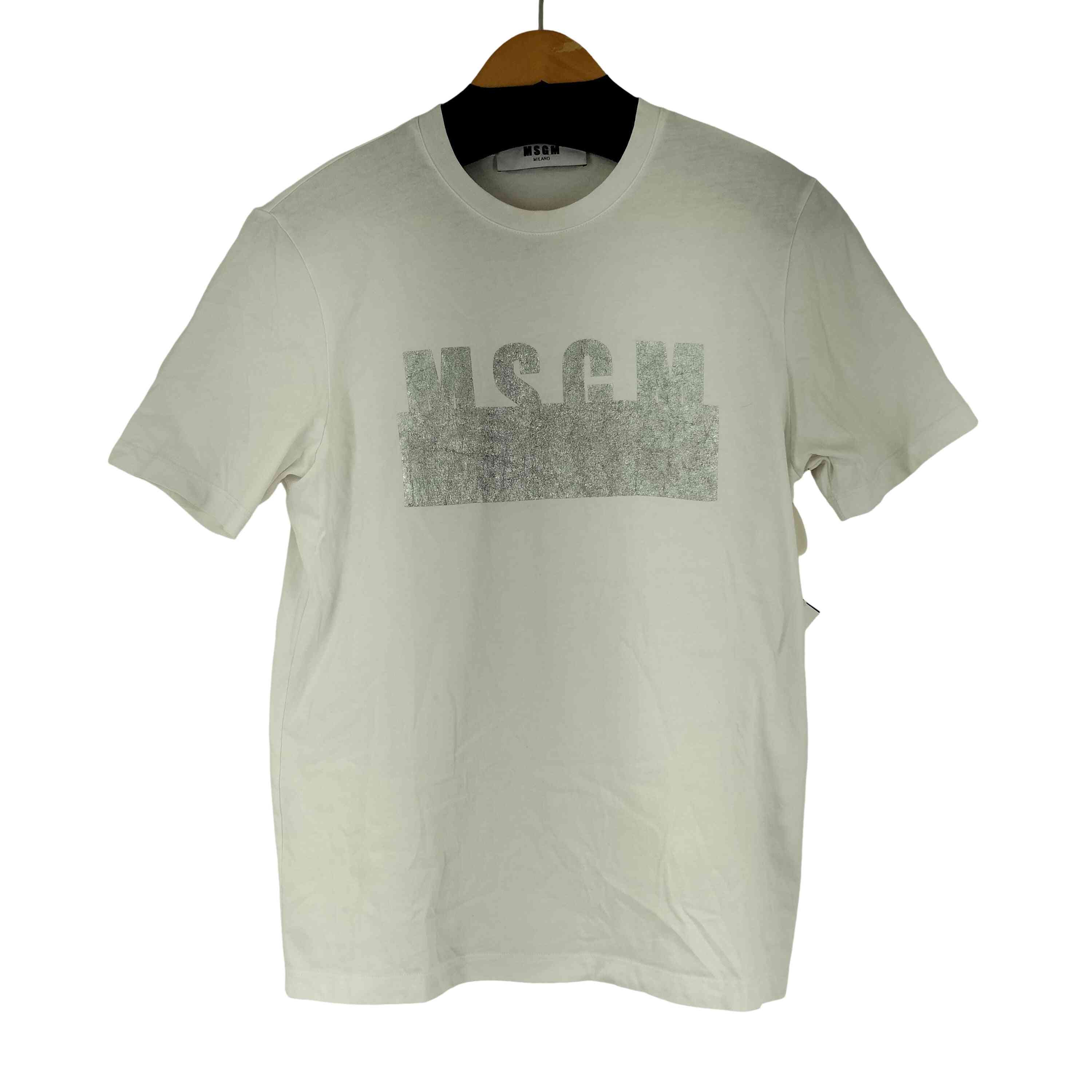 B (目立った傷や汚れなし)】MSGMロゴTシャツ【1143819599033】 JPN：XS