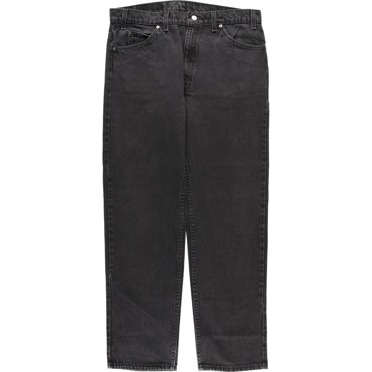 古着 90年代 リーバイス Levi's 40505-4159 オレンジタブ ブラックデニム テーパードデニムパンツ USA製 メンズw36相当 ヴィンテージ/evb033112