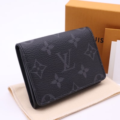 Louis Vuitton Enveloppe Carte de Visite Monogram Eclipse "Black"
