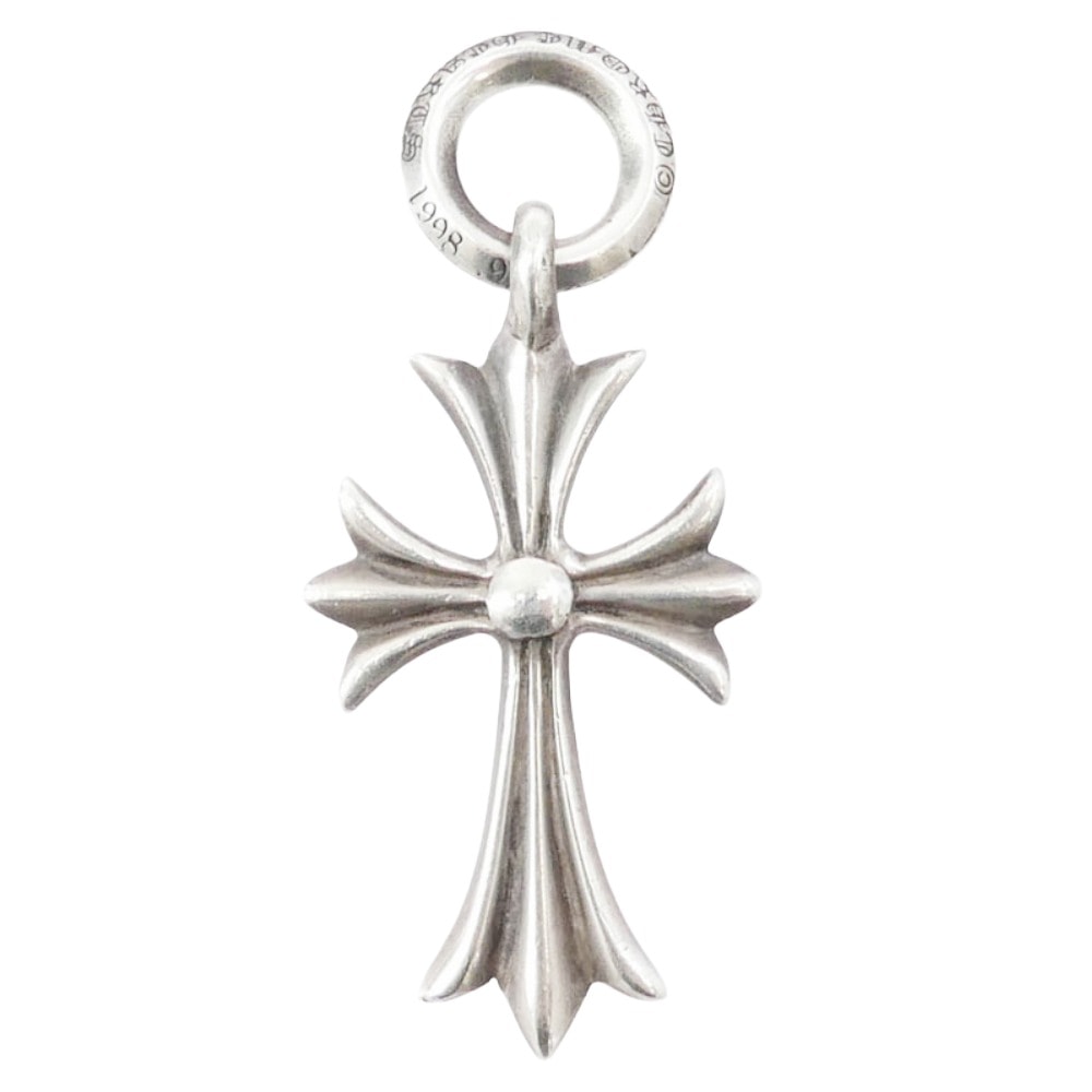 CHROME HEARTS クロムハーツ(原本有) ペンダントトップ TINY CH CROSS タイニー CHクロス チャーム ペンダントトップ シルバー系【中古】