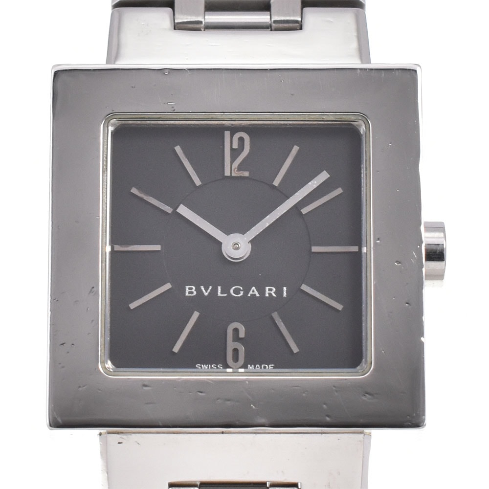 値下 ブルガリ BVLGARI SQ22SS クアドラード クォーツ レディース N#145288
